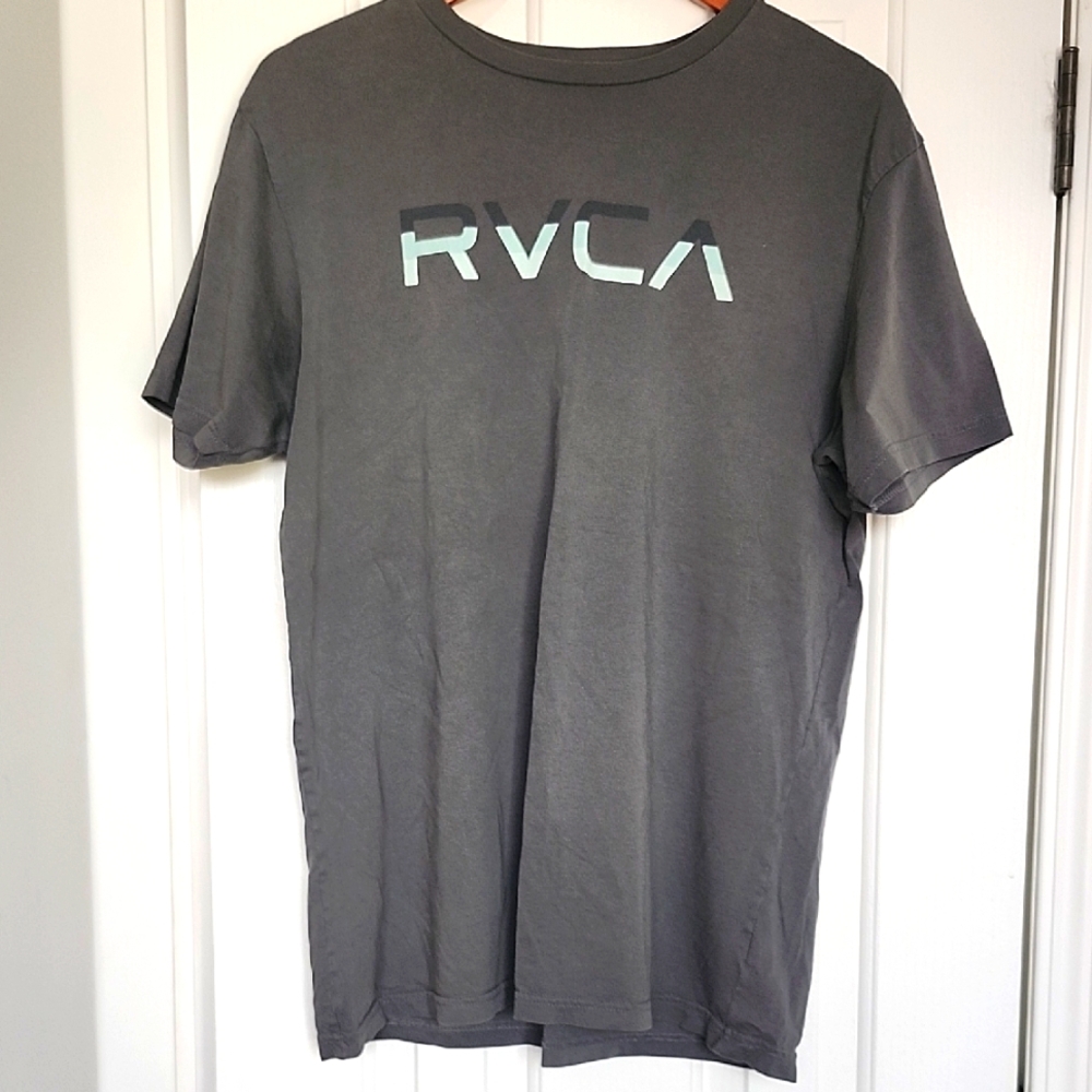 RVCA Men's Charcoal Gray Tee